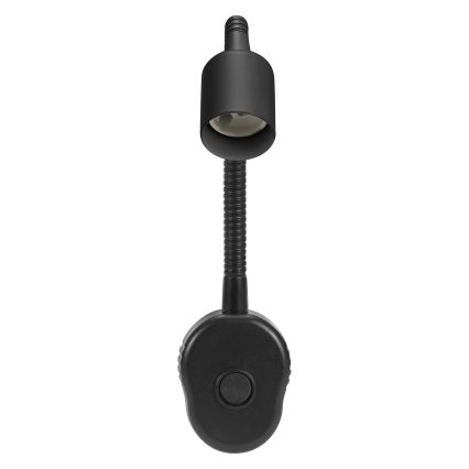 Osram - Lankstus sieninis šviestuvas PLUG TUBE FLEX 1xGU10/5W/230V juodas