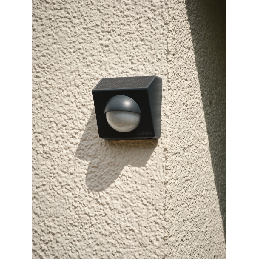 Osram - Lauko saulės judesio jutiklis SMART+ 3,7 V antracitas IP65 Wi-Fi 800 mAh
