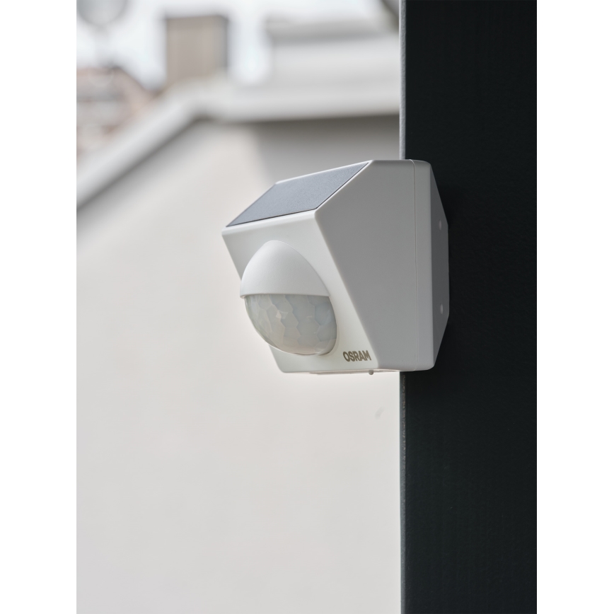 Osram - Lauko saulės judesio jutiklis SMART+ 3,7 V baltas IP65 Wi-Fi 800 mAh