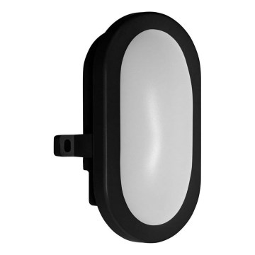 Osram - lauko sieninis LED šviestuvas BULKHEAD, 6 W, 230 V, IP54, juodas