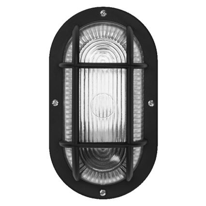 Osram - Lauko sieninis šviestuvas BULKHEAD 1xE27/10W/230V IP54 juodas