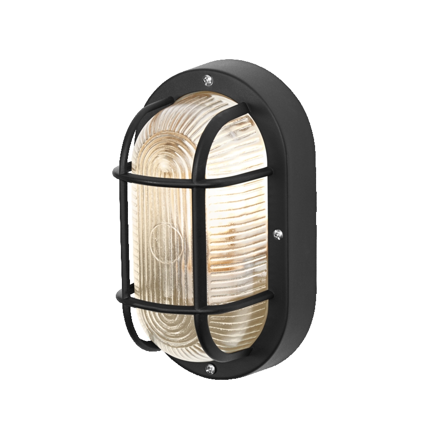 Osram - Lauko sieninis šviestuvas BULKHEAD 1xE27/10W/230V IP54 juodas