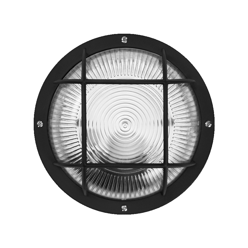 Osram - Lauko sieninis šviestuvas BULKHEAD 1xE27/10W/230V Ø 19 cm IP54 juodas