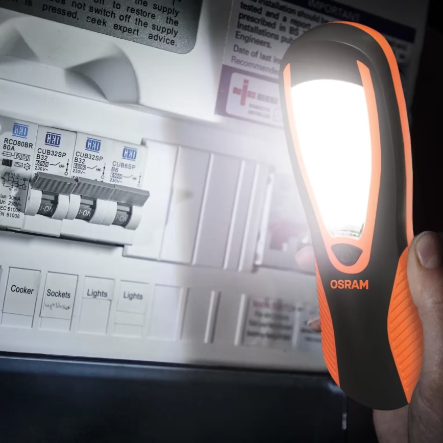 Osram - LED apžiūros žibintuvėlis LEDINSPECT TASK 180 ESSENTIAL LED/3W/3xAAA