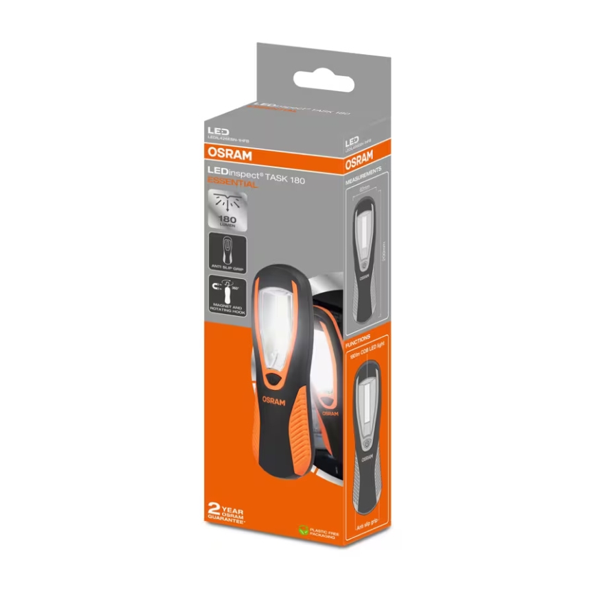 Osram - LED apžiūros žibintuvėlis LEDINSPECT TASK 180 ESSENTIAL LED/3W/3xAAA