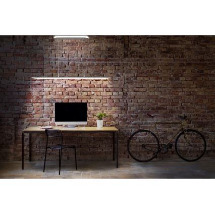 Osram - dimeriuojamas pakabinamas šviestuvas ant troselio OFFICE LINE LED/57W/230V 4000K 100 cm CRI 90 baltas