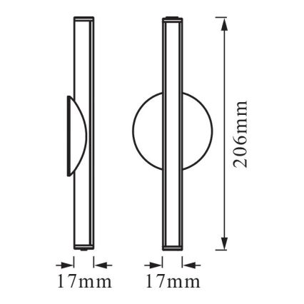 Osram - Reguliuojamas įkraunamas orientacinis LED šviestuvas LEDSTIXX LED/2W/5V CRI 90 IP44 baltas