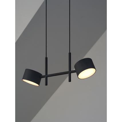 Osram - dimeriuojamas LED kabamasis šviestuvas ant laido DECOR KYOTO 2xLED/10W/230V CRI 90 juoda