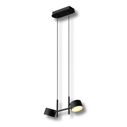 Osram - dimeriuojamas LED kabamasis šviestuvas ant laido DECOR KYOTO 2xLED/10W/230V CRI 90 juoda