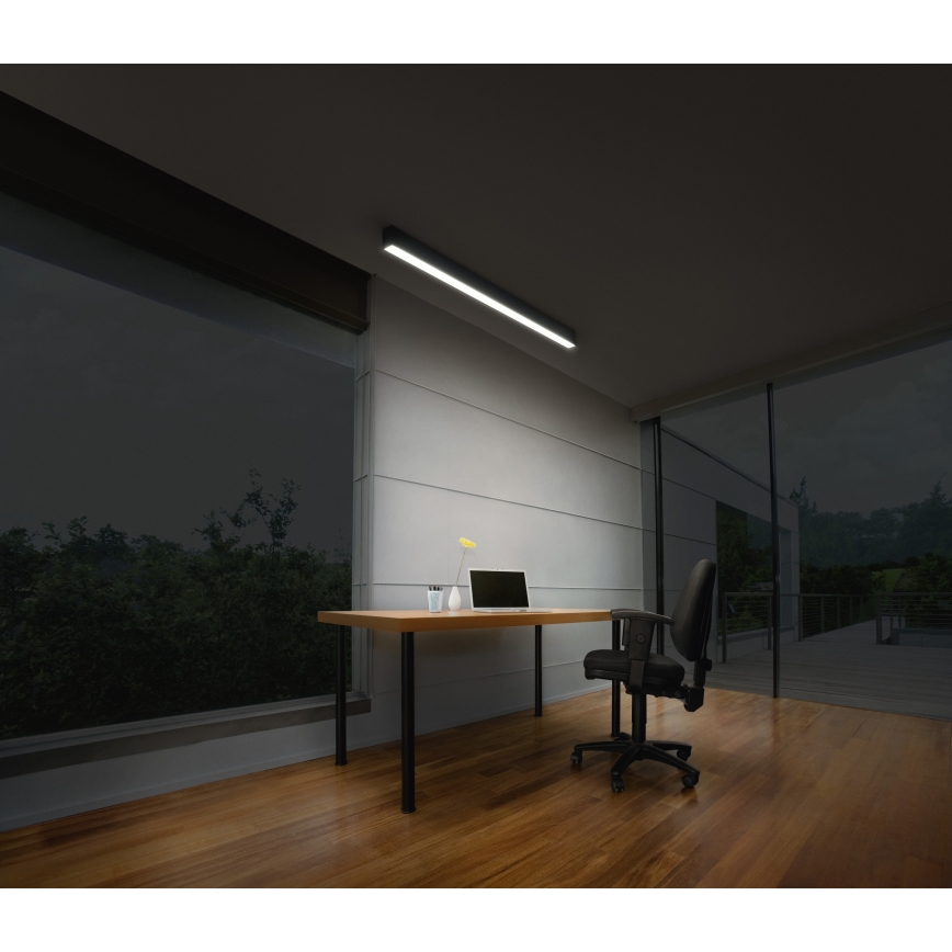 Osram - Reguliuojamas LED lubinis šviestuvas OFFICE LINE LED/11/20/30W/230V 4000K 112,6 cm juodas