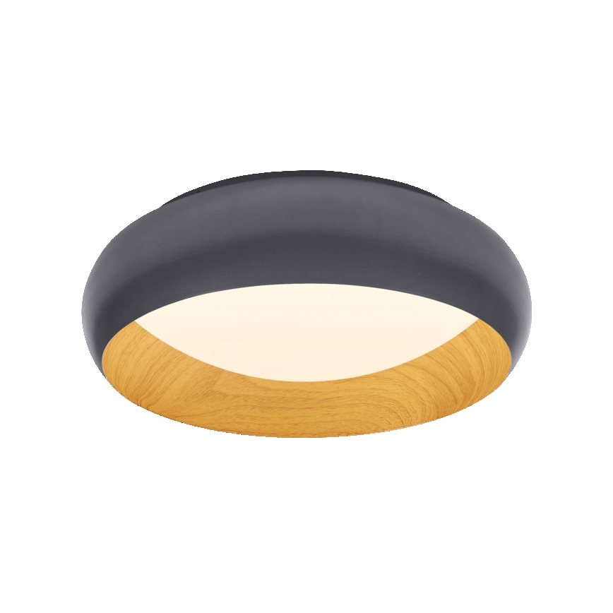 Osram - reguliuojamo ryškumo LED lubinis šviestuvas ORBIS LIVIA LED/16W/230V, skersmuo 30 cm, antracito/rudos spalvos