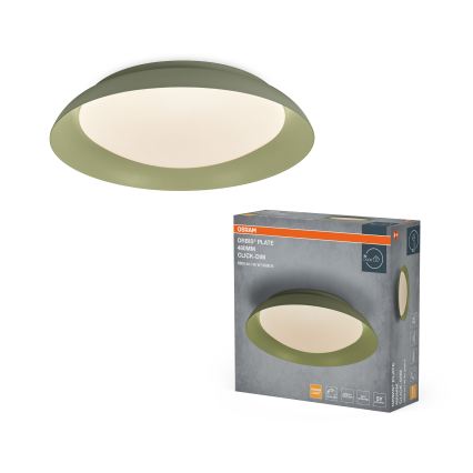 Osram - LED dimeriuojamas lubinis šviestuvas PLATE LED/45W/230V skersmuo 48 cm žalia