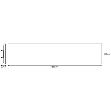 Osram - LED Dimeriuojamas lubinis šviestuvas SMART+ FRAMELESS LED/40W/230V 3000-6500K Wi-Fi