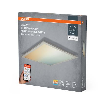 Osram - LED dimeriuojamas lubinis šviestuvas SMART+ PLANON LED/28W/230V 45x45 cm 3000-6500K Wi-Fi