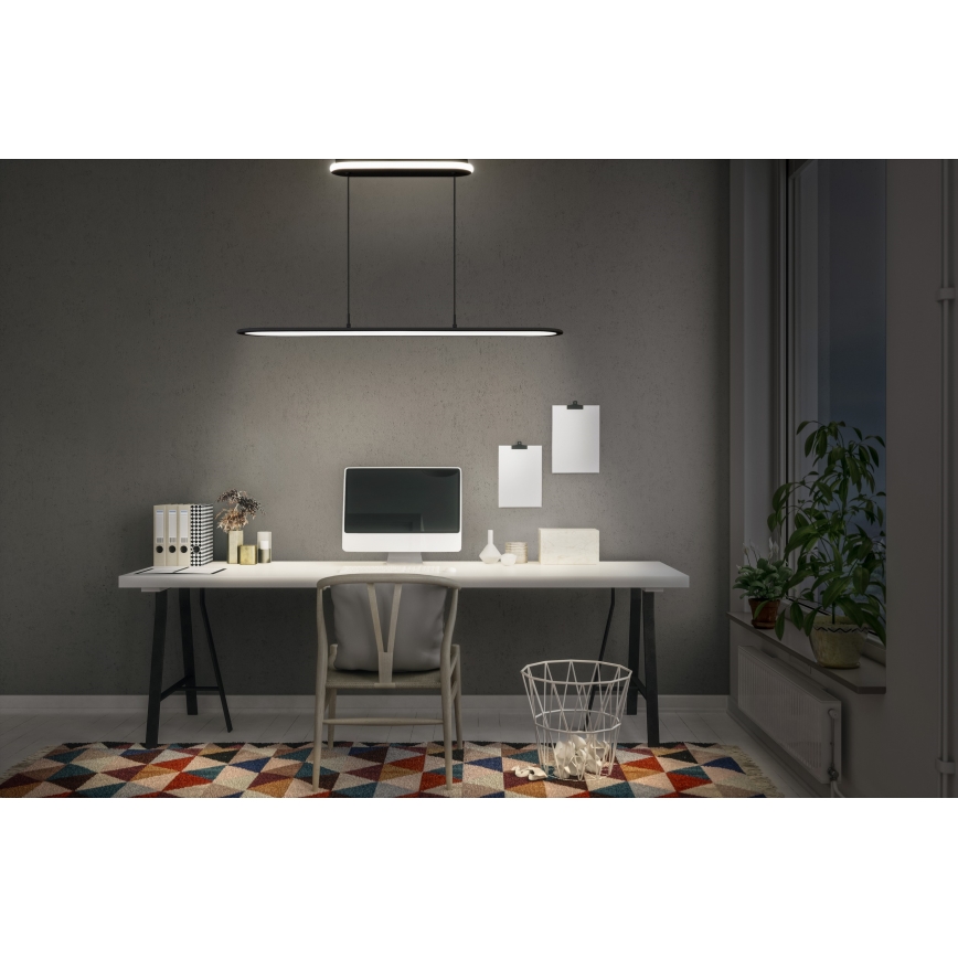 Osram - dimeriuojamas LED pakabinamas šviestuvas ant laido OFFICE LINE LED/57W/230V 4000K 100 cm CRI 90 juodas