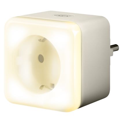 Osram - LED reguliuojama kištukinė rozetė su apšvietimu SCHUKO SMART+ NIGHTLIGHT 3680W/230V Wi-Fi