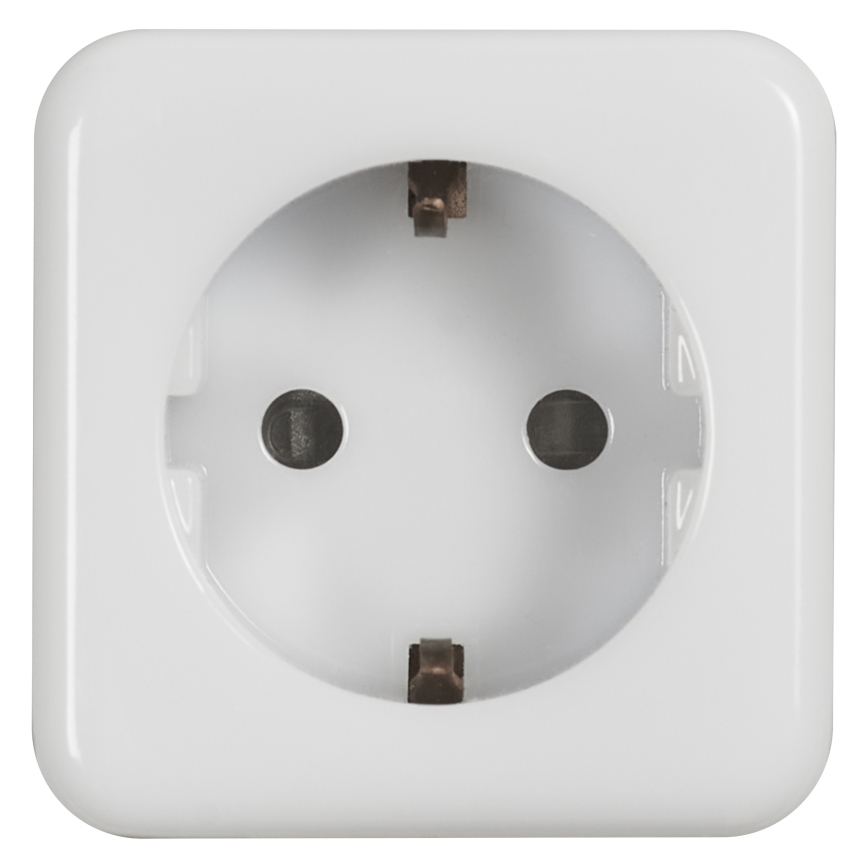 Osram - LED reguliuojama kištukinė rozetė su apšvietimu SCHUKO SMART+ NIGHTLIGHT 3680W/230V Wi-Fi