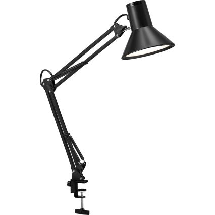 Osram - Dimeriuojama LED stalinė lempa su spaustuku OFFICE LINE LED/9W/230V 3000K juoda