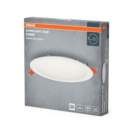 Osram - LED įleidžiamas lubinis šviestuvas SLIM LED/22W/230V 4000K