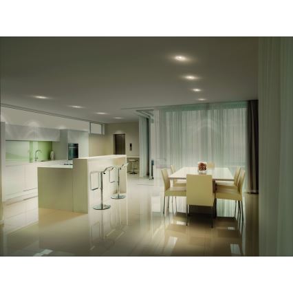 Osram - LED įleidžiamasis šviestuvas SPOT 1xGU10/4,3W/230V 2700K CRI 90 matinis chromas