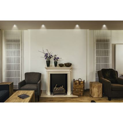 Osram - LED įleidžiamasis šviestuvas SPOT TWIST LED/5W/230V 3000K skersmuo 7 cm balta/juoda