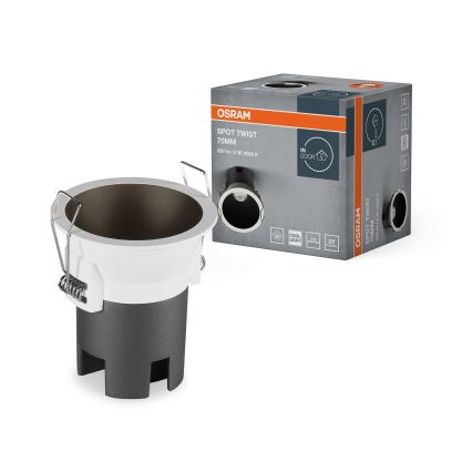 Osram - LED įleidžiamasis šviestuvas SPOT TWIST LED/5W/230V 4000K Ø 7 cm balta/juoda
