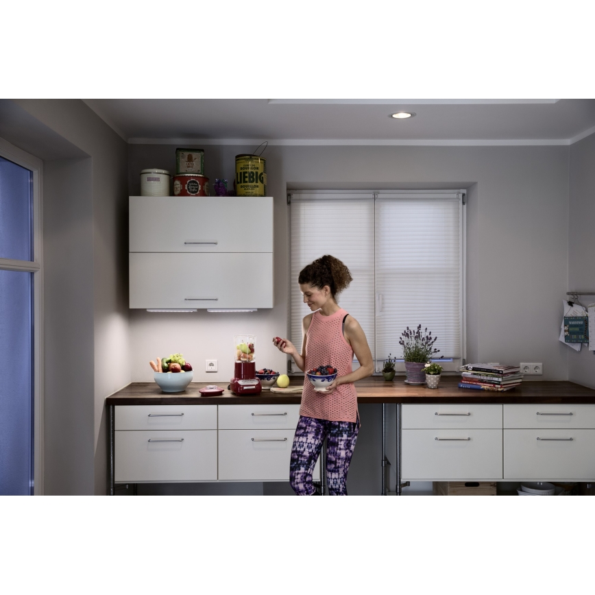 Osram - LED įleidžiamas šviestuvas su judesio ir sutemų jutikliu LINEARLED LED/2,9W/9V 6xAA 4000K 31,4 cm baltas