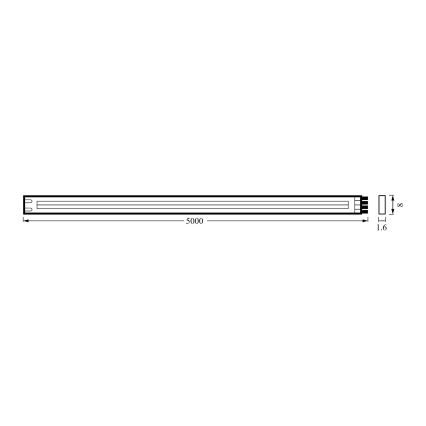 Osram - LED juosta FLEX COB 5m LED/24W/230V