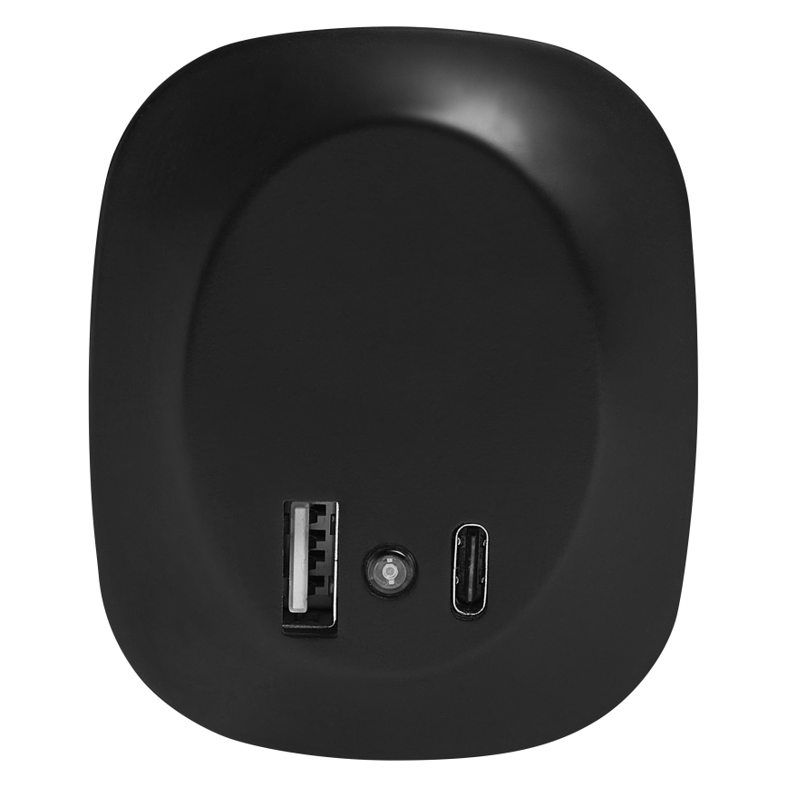 Osram - kištukinis LED naktinis šviestuvas su jutikliu ir USB LUNETTA LED/12,5W/230V juodas