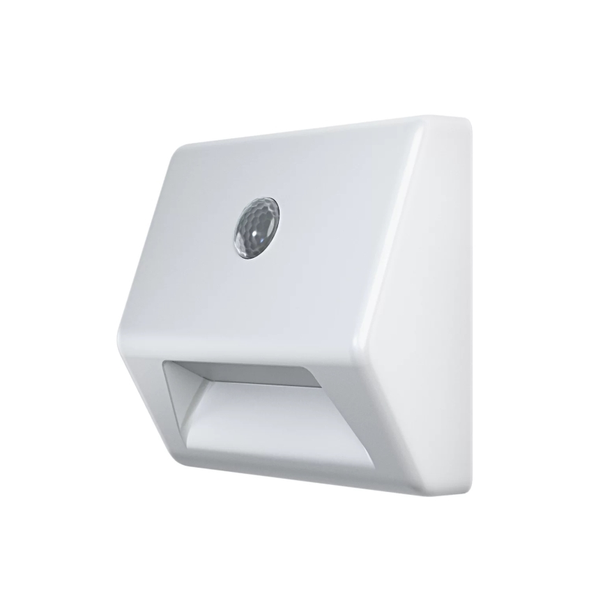 Osram - LED laiptų šviestuvas su jutikliu NIGHTLUX LED/0,25W/3xAAA IP54 baltas