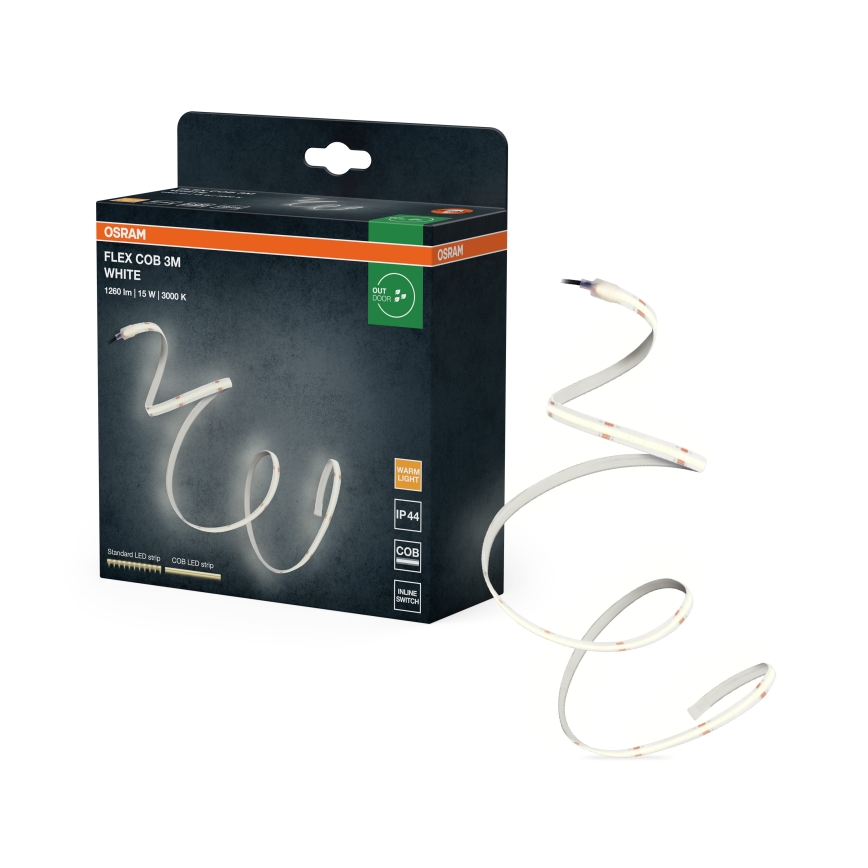 Osram - LED lauko juosta FLEX COB 3m LED/15W/230V IP44