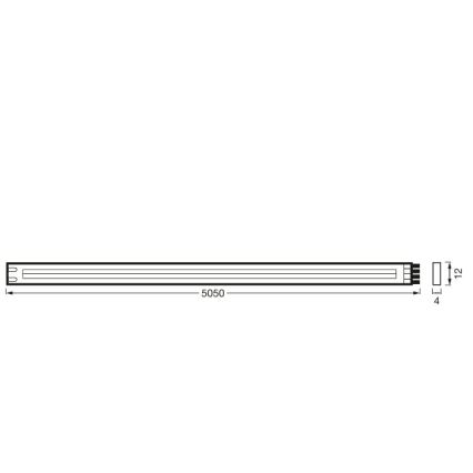 Osram - LED Lauko juosta FLEX COB 5m LED/24W/230V IP44