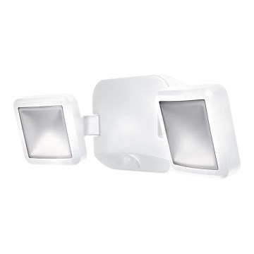 Osram - LED lauko sieninis prožektorius su jutikliu BATTERY 2xLED/5W/4xD IP54