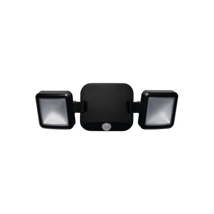 Osram - LED lauko sieninis prožektorius su jutikliu BATTERY 2xLED/5W/4xD IP54