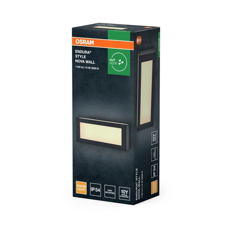 Osram - LED lauko sieninis šviestuvas ENDURA STYLE LED/10W/230V IP54 antracitas