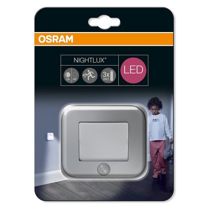 Osram - LED Lauko šviestuvas su jutikliu NIGHTLUX LED/0,25W/3xAAA IP54