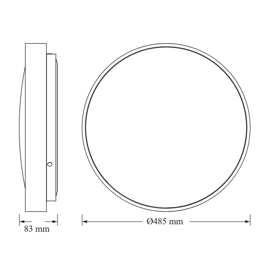 Osram - LED lubinis šviestuvas CEILING LUXO LED/36W/230V Ø 49 cm auksinis
