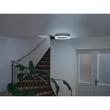 Osram - LED lubinis šviestuvas DECOR CIRCLE LED/25W/230V 3000/4000/6500K skersmuo 40 cm juoda/balta
