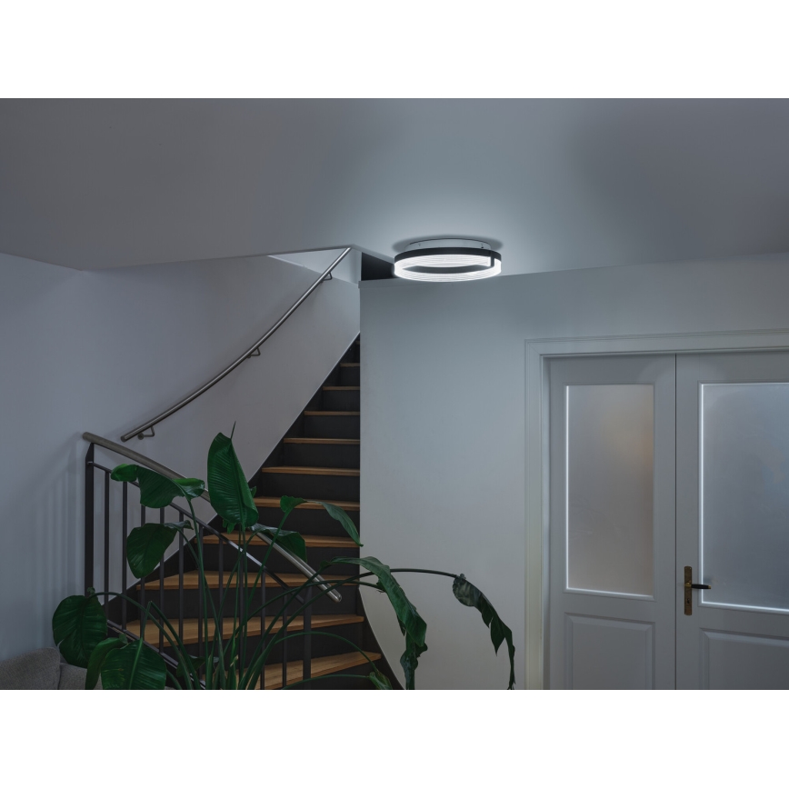 Osram - LED lubinis šviestuvas DECOR CIRCLE LED/25W/230V 3000/4000/6500K skersmuo 40 cm juoda/balta