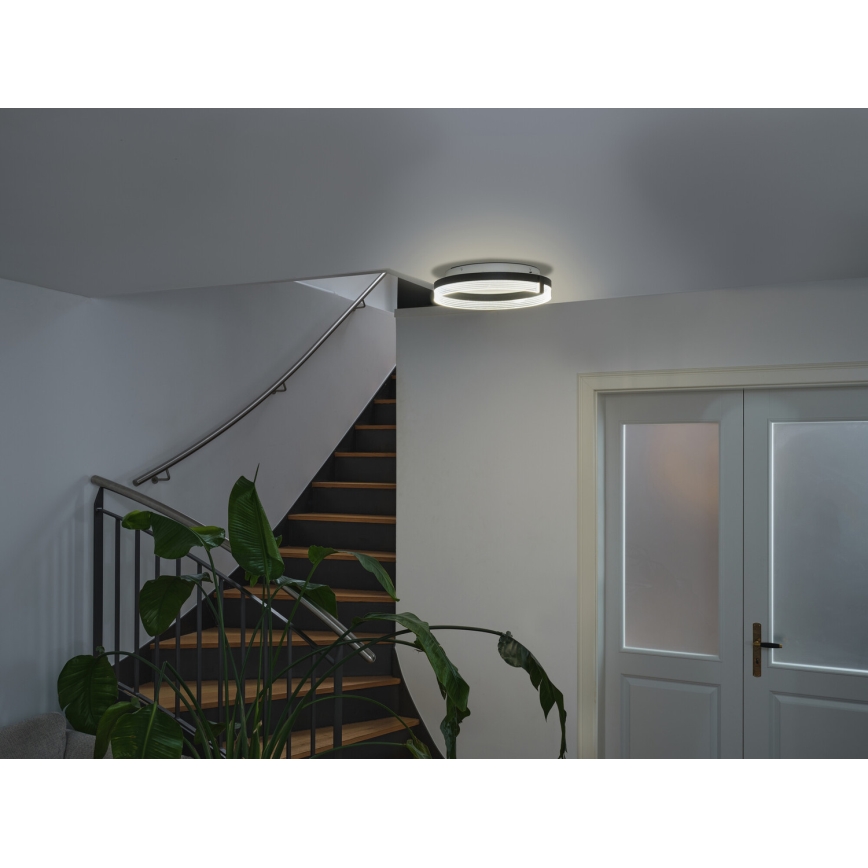 Osram - LED lubinis šviestuvas DECOR CIRCLE LED/25W/230V 3000/4000/6500K skersmuo 40 cm juoda/balta