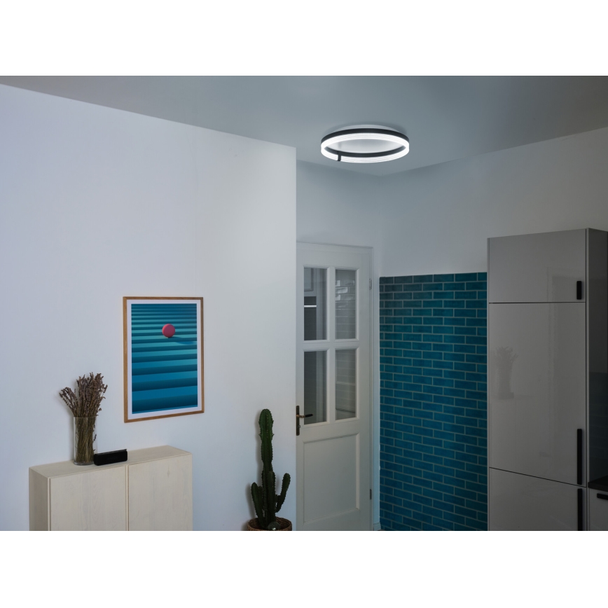 Osram - LED lubinis šviestuvas DECOR CIRCLE LED/32W/230V 3000/4000/6500K skersmuo 50 cm juodas/baltas
