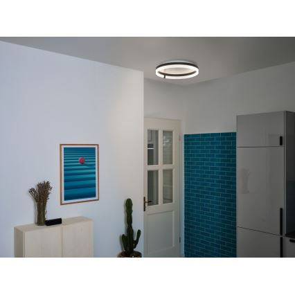 Osram - LED lubinis šviestuvas DECOR CIRCLE LED/32W/230V 3000/4000/6500K skersmuo 50 cm juodas/baltas