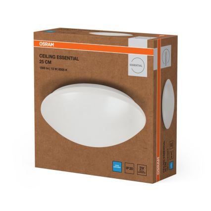 Osram - LED lubinis šviestuvas ESSENTIAL LED/13W/230V 6500K skersmuo 25 cm
