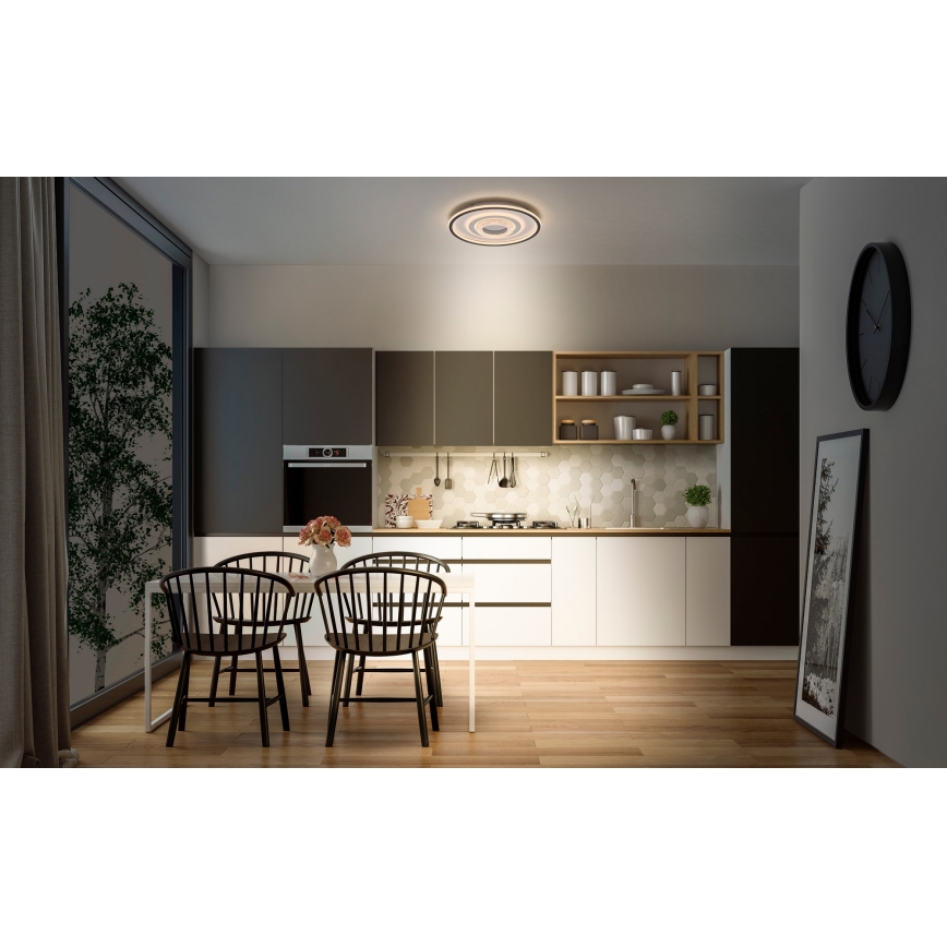 Osram - LED lubinis šviestuvas ORBIS CRISTALLY LED/50W/230V 2700/4000/6000K skersm. 43 cm balta/juoda