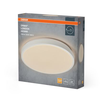 Osram - LED lubinis šviestuvas ORBIS LONDON LED/36W/230V, skersmuo 48 cm, baltas