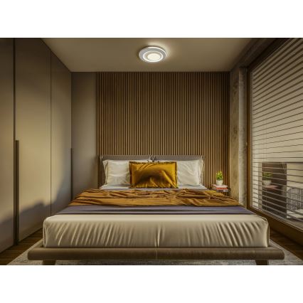 Osram - LED lubinis šviestuvas ORBIS SPIRAL LED/27W/230V Ø 40 cm baltas