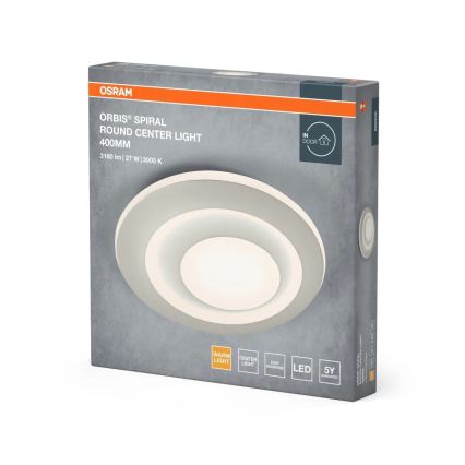 Osram - LED lubinis šviestuvas ORBIS SPIRAL LED/27W/230V Ø 40 cm baltas