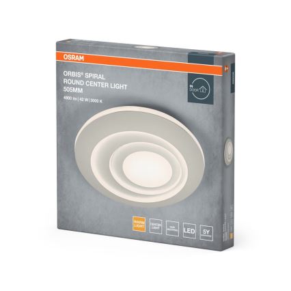 Osram - LED lubinis šviestuvas ORBIS SPIRAL LED/42W/230V skersmuo 50,5 cm baltas