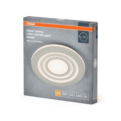 Osram - LED lubinis šviestuvas ORBIS SPIRAL LED/42W/230V skersmuo 50,5 cm baltas