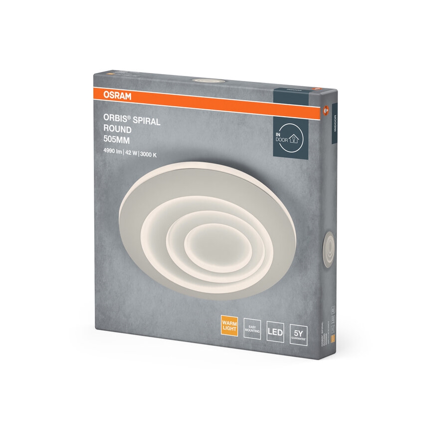 Osram - LED lubinis šviestuvas ORBIS SPIRAL LED/42W/230V, skersmuo 50,5 cm